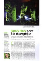 Arts Magazine, Mars 2007, Vertical Garden by Patrick Blanc