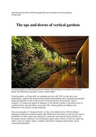www.thenational.ae 13 May 2016, Vertical Garden by Patrick Blanc