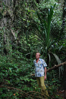 Patrick Blanc et Pandanus, Sabang, Palawan, Philippines, Feb. 2009