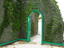 Bahrain, Muharraq Green Gate, detail, installation 20 novembre 2011