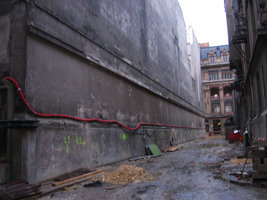 Rue d&#039; Alsace  avant le Mur Végétal