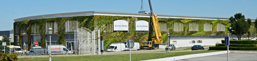 Alpha Park, Mur Végétal, le 10 août 2012