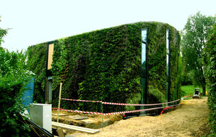 Maison végétale à Bruxelles