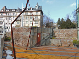 SPG Amandolier, previous failing plant installation before Patrick Blanc proposition, Genève