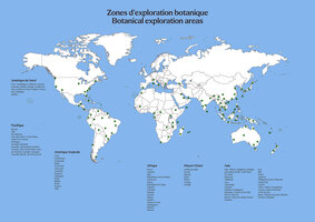 Botanical Exploration Areas by Patrick Blanc from 1972 to 2026