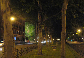 Caixa Forum Vertical Garden by Patrick Blanc, view from Paseo del Prado, Madrid