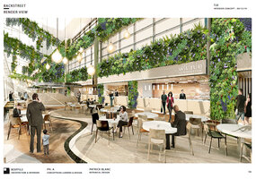 Changi T 2 Airport Expansion, Gourmet Garden Esquisse