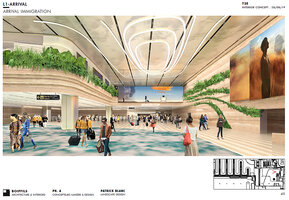 Changi T 2 Expansion, Arrival Immigration Esquisse
