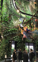 Creutz and Partners, Vertical Garden by Patrick Blanc and Hanging Structures by Arne Quinze, Beiler, Luxembourg