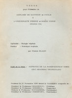 Thèse 3ème Cycle Patrick Blanc