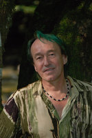 Patrick Blanc in forest, Selangor, Malaysia, March 2012