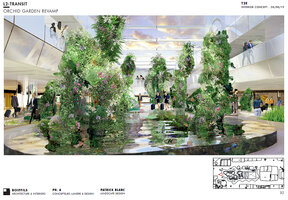 Dreamscape Garden in transit area, Changi T 2 Expansion, Esquisse