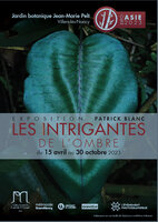Exhibition of photos by Patrick Blanc, Les Intrigantes de l&#039;Ombre, at the Botanical Garden, Nancy, France, April to October 2023