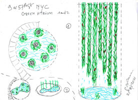 Green Atrium 1 and 2, 9W57th St NYC