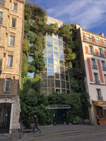 Green Hotel Vertical Garden by Patrick Blanc, Paris, Nov. 2020