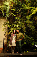 Jane Schulak and Patrick Blanc in his home, Sept. 2015