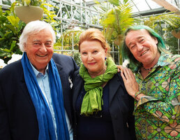 Jean Mus, Chantal Colleu Dumont and Patrick Blanc, Chaumont sur Loire, May 2022