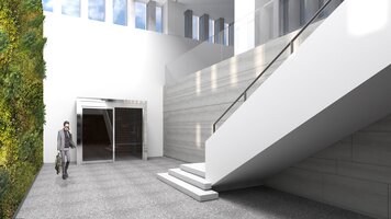 Kawamura Denki, 1F Hall, Vertical Garden