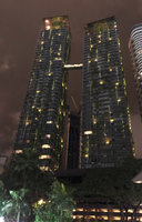 Le Nouvel towers at night, Kuala Lumpur, Aug. 2018
