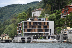 Le Sereno, Vertical Garden by Patrick Blanc, work in progress, Como Lake, Italy