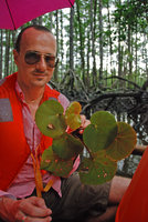 Mark Hughes just after collecting his Begonia hughesii,  PPSRNP, Sabang,Palawan, Philippines, May 2011