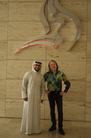 Mohammed Al-Matook and Patrick Blanc at Al Hamra, Kuwait, FeB. 2018