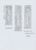 Mutualité Française, Colonnes Symbiose 1, 2, 3, plant selection and design by Patrick Blanc