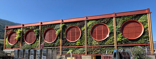 Oiken substation, East façade of the Vertical Garden, July 2026