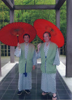 Pascal Heni and Patrick Blanc in a ryokan, Hakone, Japan, May 2010