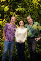 Pascal, Héni, Chiyo Sagae and Patrick Blanc, Paris, Dec. 2022 