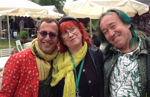 Pascal Héni, Noémie Vialard and Patrick Blanc, Courson à Chantilly, May 2015