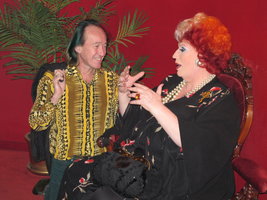 Patrick Blanc and Cristina, two Leanderian creatures, Hamburg, March 2011