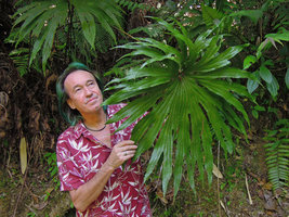 Patrick Blanc and Dipteris conjugata, Fraser&#039;s Hill, Malaysia, March 2014