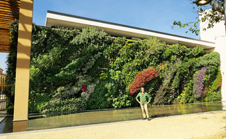 Patrick Blanc and his Vertical Garden, Mc Arthur Glen Provence, Mas de la Peronne, Miramas, April 2017