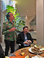 Patrick Blanc and Lee Seow Hiang in Patrick&#039;s jungle home, 29th March 2019