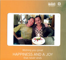 Patrick Blanc and Pascal Heni celebrating Pascal&#039;s birthday at Hotel Icon, Hong Kong, 25th April 2017