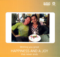 Patrick Blanc and Pascal Heni celebrationg Pascal&#039;s Birthday at the Icon Hotel, Hong Kong, April 2017