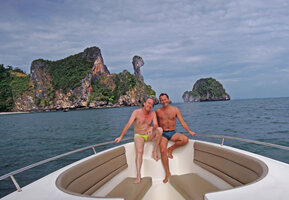 Patrick Blanc and Pascal Héni, Krabi, Thailand, Jan. 2014