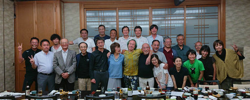 Patrick Blanc and the friendsof the Shin Yamaguchi project, Japan, Sept. 2018