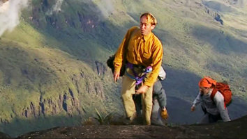 Patrick Blanc ascending the Kukenan Tepui, Venezuela, March 1999