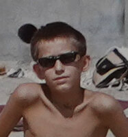 Patrick Blanc at 11, Golfe Juan, France, Aug. 1964