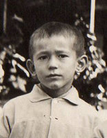 Patrick Blanc at primary school, 1960