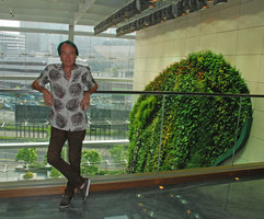 Patrick Blanc at the Icon Hotel, Hong Kong, June 2011