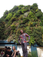 Patrick Blanc at the Oasis d&#039;Aboukir, Paris, June 2016