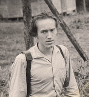 Patrick Blanc coming back from a field trip, Saul, French Guyana, Feb. 1978