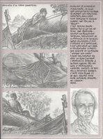 Patrick Blanc, design and text by Tripp in La Croisière Verte, Glénat, Radeau des Cimes, French Guyana, Oct. 1989