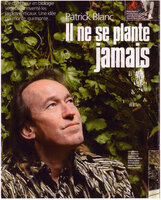 Patrick Blanc in front of his home vertical garden, Voici - Jan. 2003