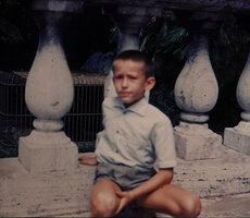 Patrick Blanc in Italy, Aug. 1961