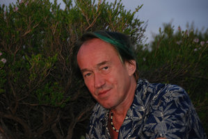 Patrick Blanc in scrubland, Albany, Western Australia, Nov. 2011