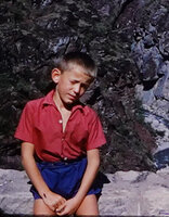 Patrick Blanc in the Alp Mountains, Aug. 1960